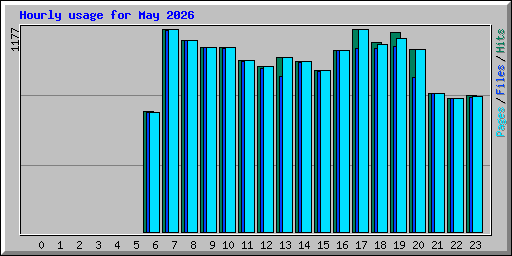 Hourly usage for May 2026